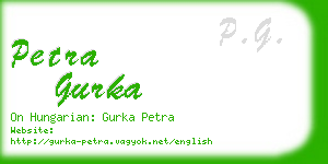 petra gurka business card